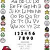 Mario Baby Birth Record Cross Stitch Pattern