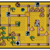 Super Mario Bros. 3 World 2 Map Cross Stitch Pattern