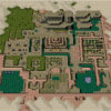 Hyrule Dark World Map Cross Stitch Pattern