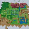 Hyrule Light World Map Cross Stitch Pattern