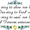 Lord of the Rings Inspired Couple Quote Cross Stitch Pattern