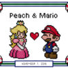 mario anniversary cross stitch