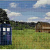 Police Box on the Farm Cross Stitch Pattern